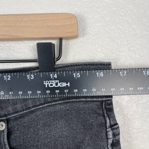 Madewell The Perfect Vintage Jean Washed Black Size 30 Frayed Hem Classic Denim - Picture 11 of 12